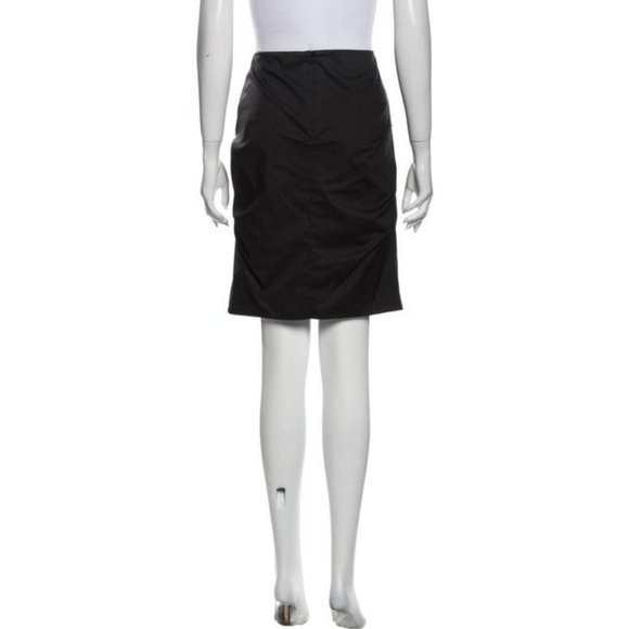 Shin Choi Ruched/pleated Asymmetric Pencil SKirt 4 - Picture 3 of 10